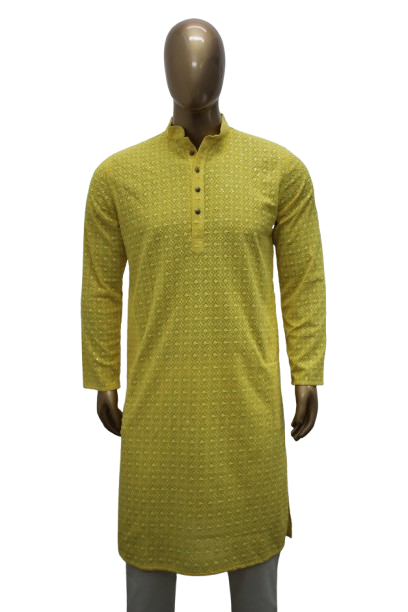 EMBRODERED SEQUIN KURTA